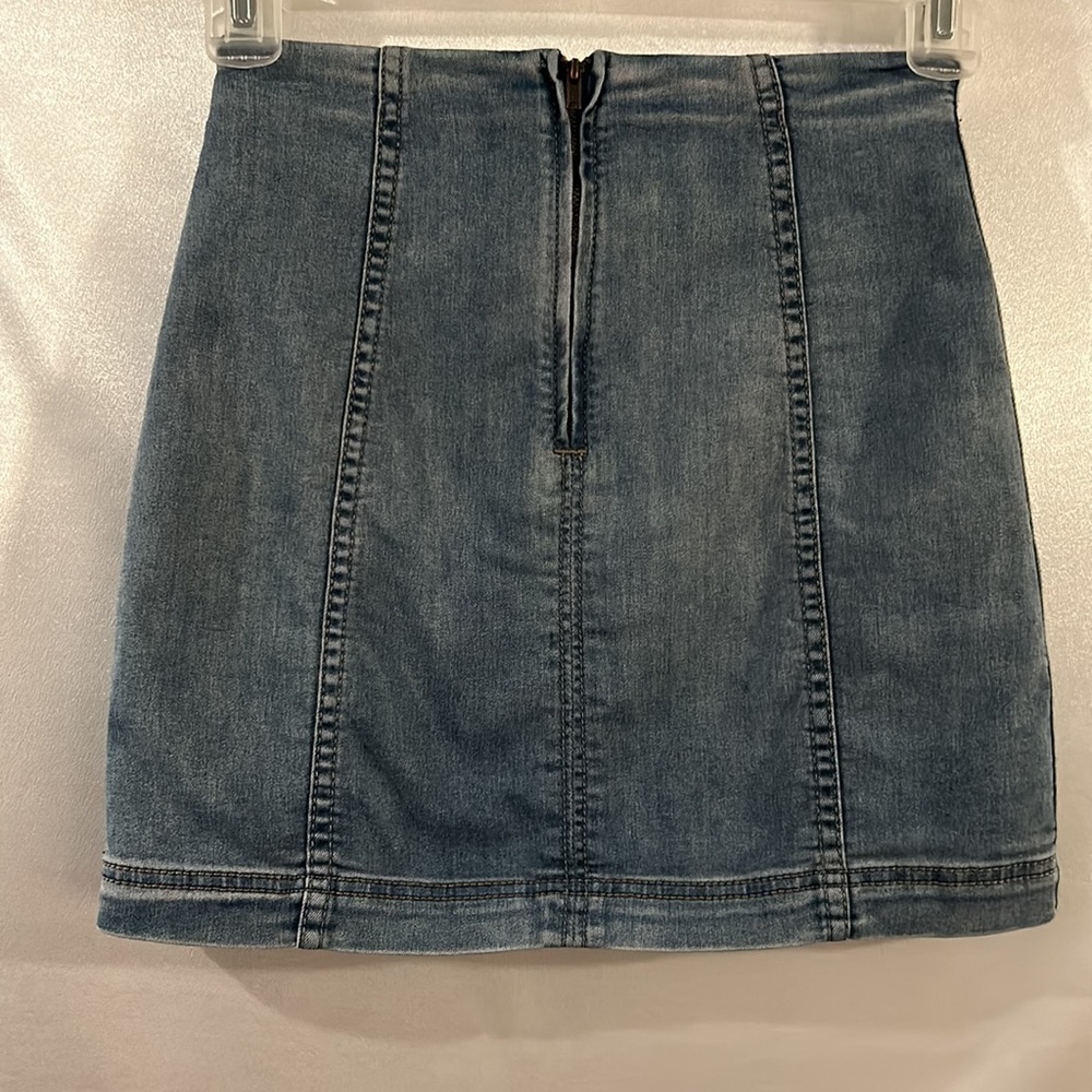 Free People Jean Skirt - Picture 3 of 8